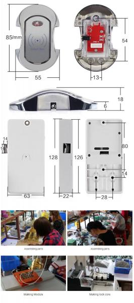 High Quality RFID Card Cabinet Lock Electrical Smart Sauna Locker Card Lock