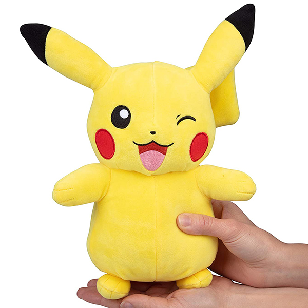 12" Pikachu Stuffed Animal Embroidery with handcraft