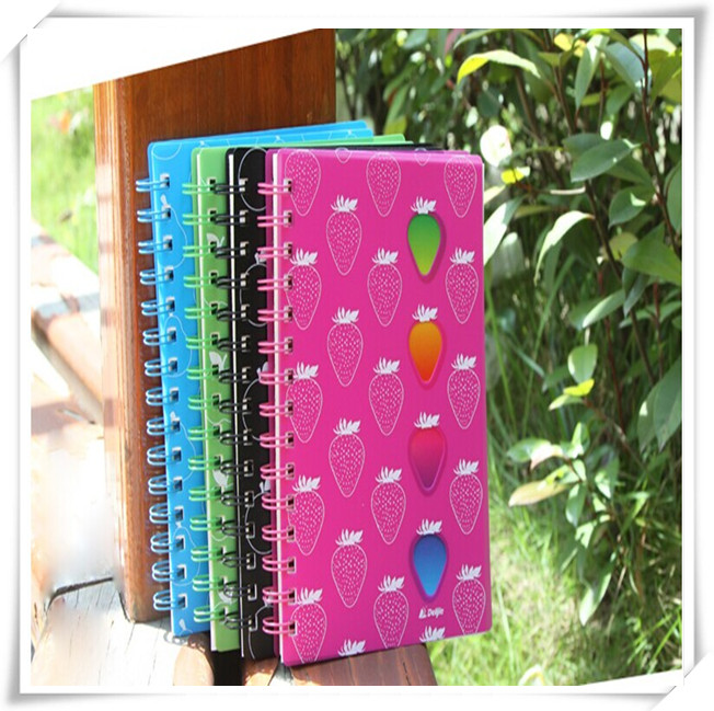 Cheap PVC Spiral Paper Noteook with Best Printing for sale