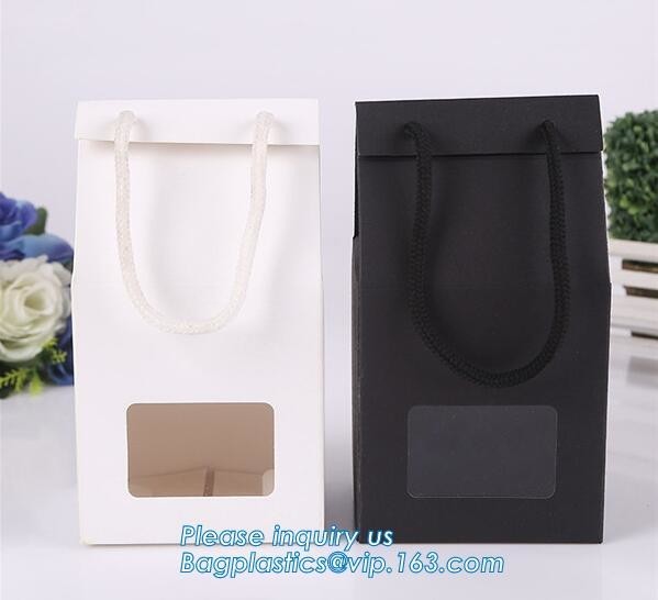 Cheap Wholesale Custom High-end luxury carrier bag shipping paper bag with Rope Handles,Retail Boutique Gift Carrier Packaging for sale