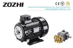 China Aluminum Single Phase hollow shaft Motor 230V 3HP 1400RPM For Electric Pressure Washer on sale