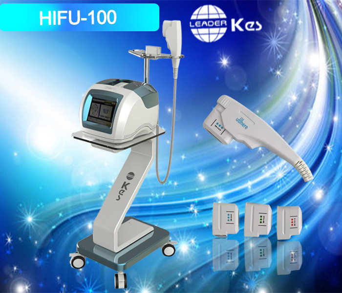Best Anti - Wrinkle Treatment HIFU Machine Blue Depth 3.0 / 4.5mm HIFU For Face Lifting wholesale