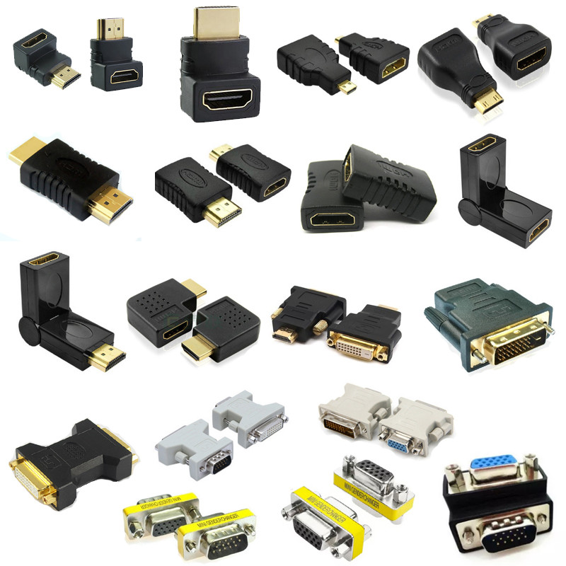 China HDMI Male to Female DVI VGA Converter Video Adapter Mixed Wholesale on sale