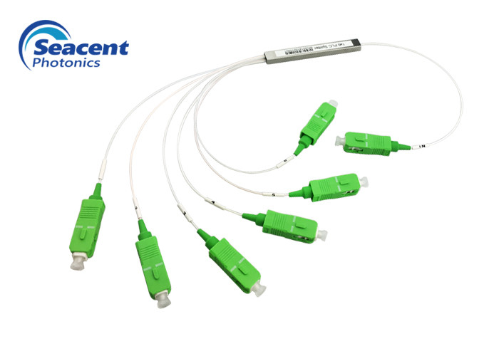 China 1x6 Plc Fiber Optic Splitter / Fiber Optic Audio Cable Splitter on sale