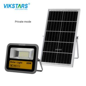 China Unique design 60 100 200w solar flood light for garden park building wall mounted on sale