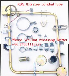 China Intermediate Metal Conduit electrical-metallic tube EMT  KBG JDG  pre galvanized conduit tube   construction  material on sale