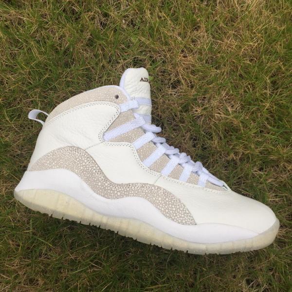 Cheap free shipping 2016 authentic white air jordan 10 ovo sport shoes for sale