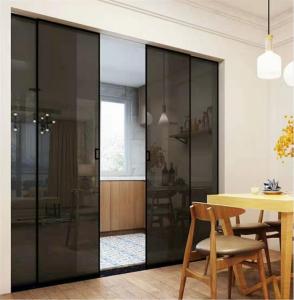 China 45x16 aluminum sliding doors glass door interior doors long life span good heat and sound insulation on sale