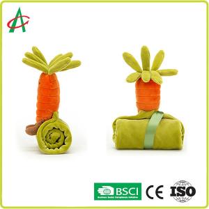 Best Male And Female Baby Carrot Comfort Blanket Plush Soft Saliva Towel Toy wholesale