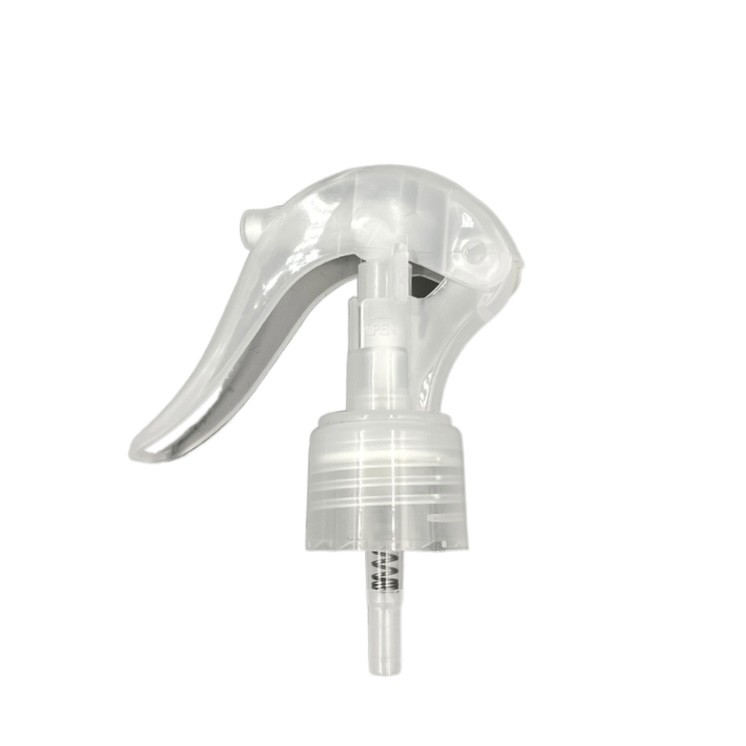 China Transparent Bottle Plastic Trigger Sprayer Pump 24/410 28/410 0.35ml With Lock on sale