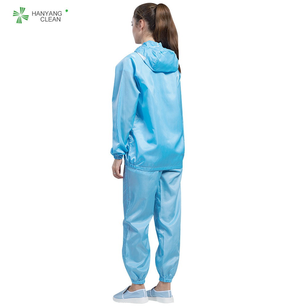 Best Anti Static Autocalvable Clean Room Garments Hooded Jacket And Pants For Pharmaceutical Workshop wholesale