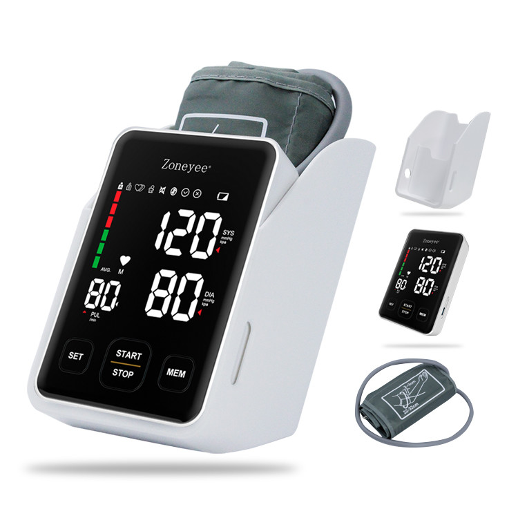 China Digital Upper Arm Blood Pressure Device Upper Arm Digital Blood Pressure Monitor Black Color OEM/ODM manufacturer on sale