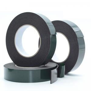 China RoHS Hot Melt Glue Black Foam Adhesive Tape 12mm Double Sided on sale