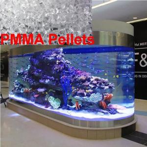 China Super Transparent PMMA Pellets Resin Acrylic Fish Tanks Raw Material on sale