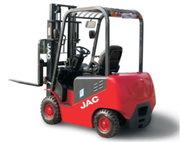 Cheap 1.3 Ton Electric Counterbalance Forklift High Performance Eco Friendly Design for sale