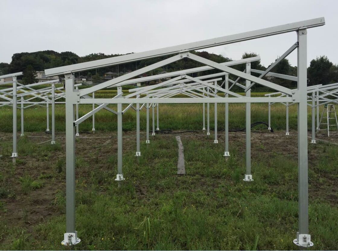 Solar panel mounting structures Steel Structure Solar Panel Bracket Solar Pv Ground Mounting Rack