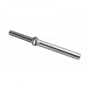 7/8 Wire Rope End Stop , Stainless Steel Threaded Swage Stud