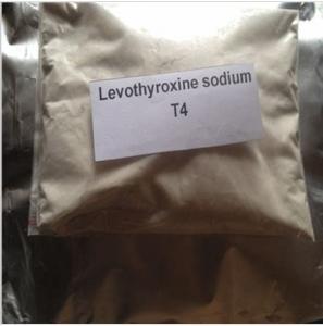 China Pharma Grade Weight Loss Steroids Hormone Powder Levothyroxine Sodium (T4) on sale