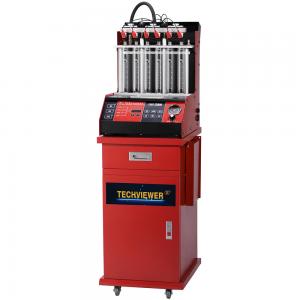 China 6 Injectors Fuel Injector Tester And Cleaner With Built In Ultrasonic Bath 110v 220v on sale
