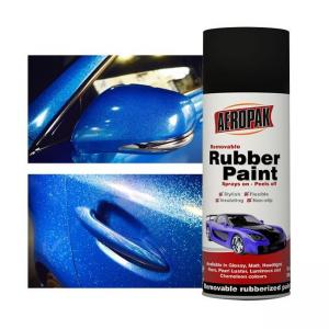 China Aeropak Removable Rubber Spray Paint Peelable Pearl Luster Car Paint on sale