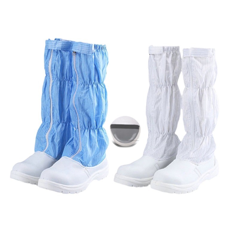 China esd safety footwear ESD Booties PU Outsole ESD Boots Safety Shoes For Clean room Cleanroom esd safety boots on sale