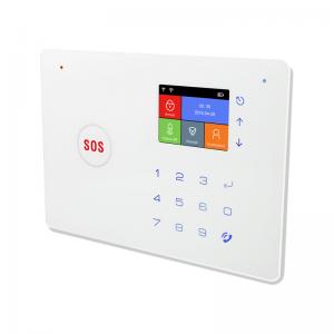 China 5V2A Touch Screen House Alarm 120dB Security Alarm System Wireless Gsm Alarm on sale