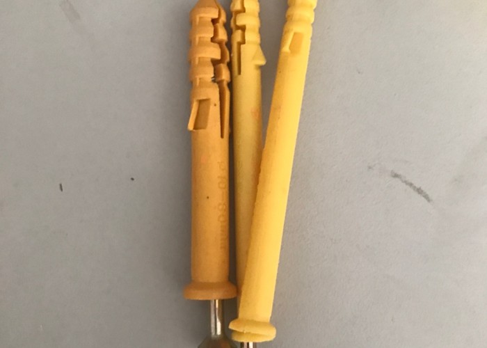 China Yellow Expanion Nylon Nail In Anchor Concrete Anchors For Building Materials on sale