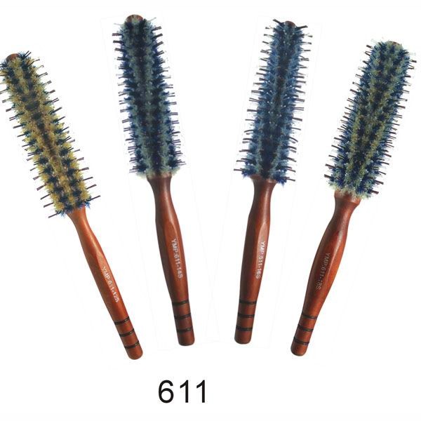 Best 16s, 18s, 20s Natural Bristle Ionic Roller Wood Round Hair Brush wholesale