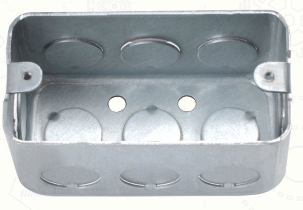 Best Anticorrosive Square Metal Conduit Box 2-1/8" Or 1-1/2" Depth Dust Resistant wholesale
