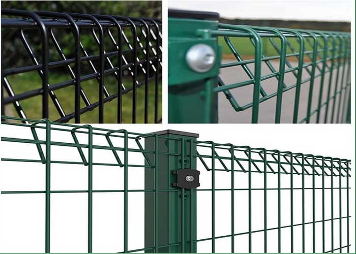Best Roll Top 4mm BRC Welded Wire Mesh Fence Square Post wholesale