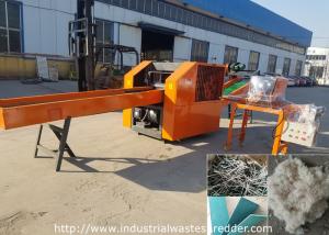 China Mineral Wool Industrial Waste Shredder Rock / Glass Wool Felt Cutting Crusher on sale