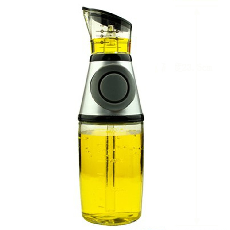 China 500ML Glass Press And Measure Olive Oil Dispenser Household Kitchen Tools on sale