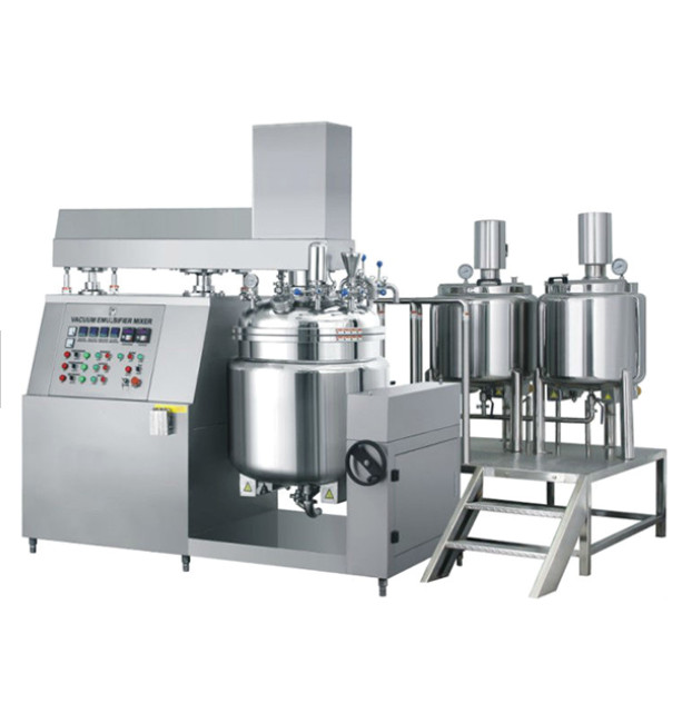 Cheap Vacuum Lower Homogenizer Emulsifying Machine 50 - 1000L Working Volume for sale