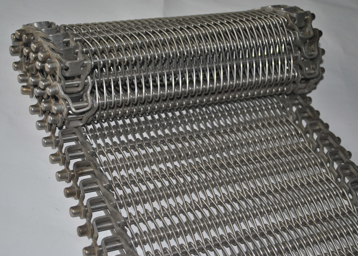 Best 304 Stainless Steel Wire Mesh Conveyor Belt For Food Baking , SGS Approved wholesale