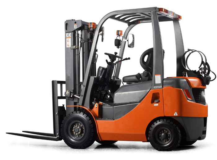 China Dual Fuel Japanese 6m  1.5 Ton Engine Gas Forklift Truck on sale