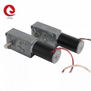 China 24VDC Worm Gear Reduction Motor 80kgf.Cm For Large Machinary on sale