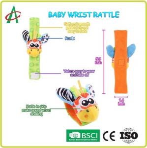 Best 3.36 Ounces Baby Plush Rattle , ASTM Foot And Wrist Rattles wholesale