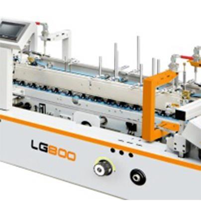 Cheap LG800 ESC CNC Paperboard Carton Folding Gluing Machine for sale