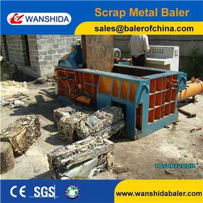 China Wanshida Y83/T-125Z Aluminum recycling machine scrap aluminum cans hydraulic baler (Factory price) on sale