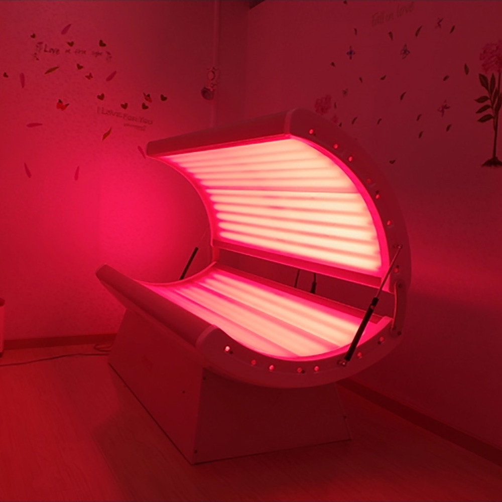 China Anti Aging Red Light Therapy Bed 1.1kW Power Collagen Beauty Machine Customized Color on sale