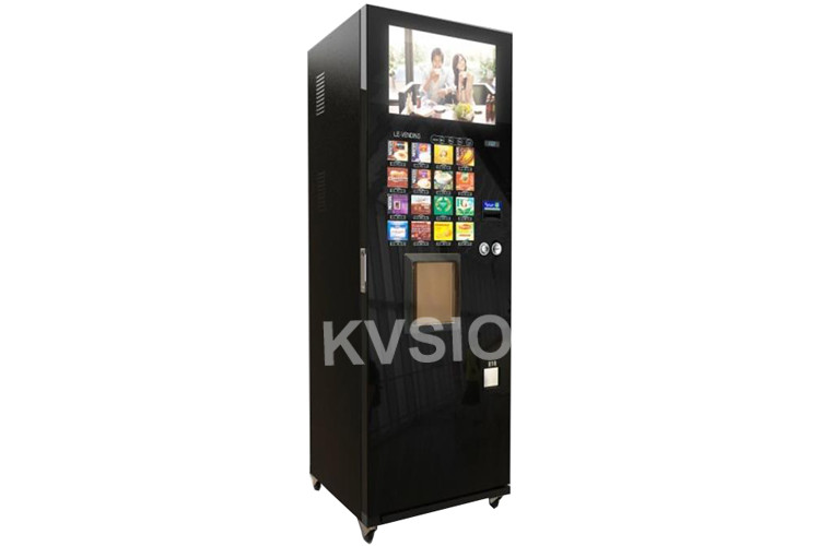 China Coin Operated Coffee Vending Machine Powder Coating Enclosure Material FCC Compliant on sale