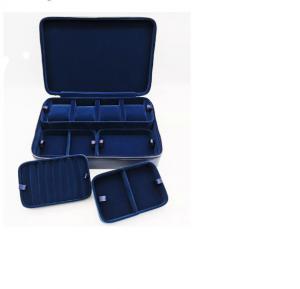 China ODM PU Leather Box Cardboard Travel Jewellery Box Watch Case ISO9001 on sale