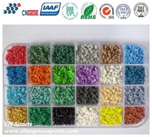 China Various Bright Colours UV Resistant  EPDM Rubber Granules on sale