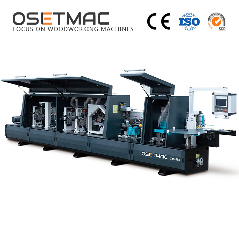 China 10-60mm Woodworking Edge Banding Machine With Siemens PLC on sale
