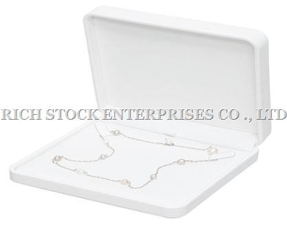 China White PU Leather boxes,Jewellery Box,Leatheroid Jewellery Boxes,Set Jewelry Box on sale