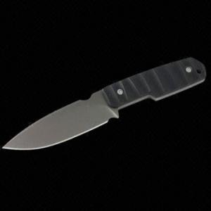 China Titanium High-grade Stainless Steel (7Cr17/440A) Fixed Blade Knife on sale
