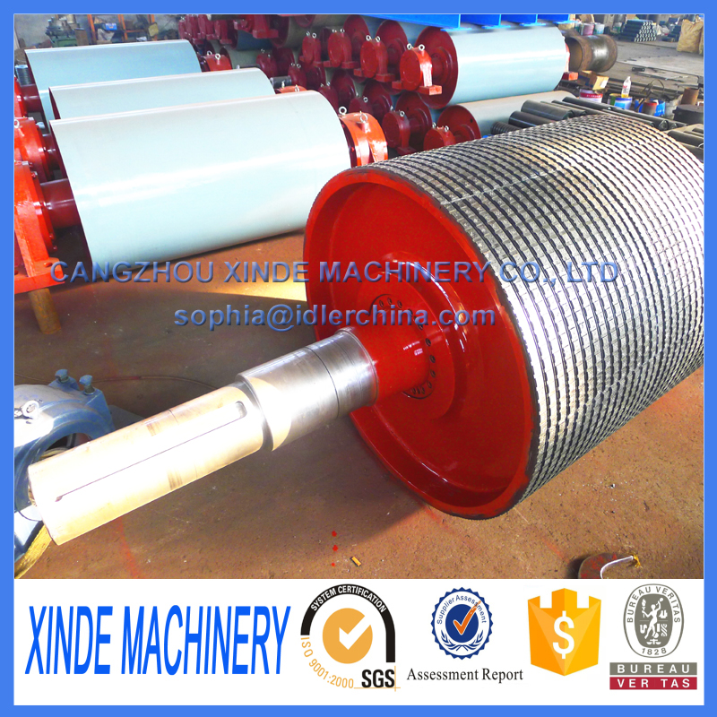 Cheap ceramic coated conveyor pulley, conveyor drum pulley for sale