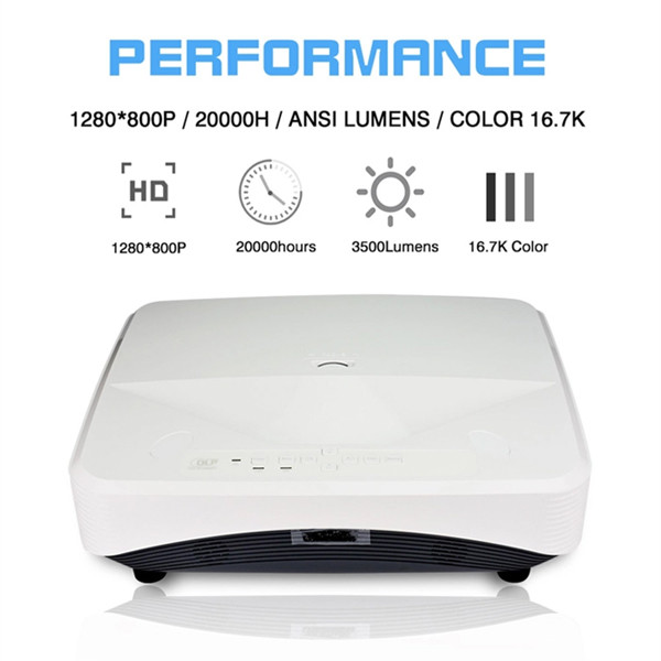 China 1080p 4k Home UST Full Hd Portable Projector 12000:1 Home Theater on sale