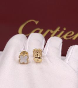 China four leaf clover Classic 18K Gold Earrings Hypoallergenic OEM on sale