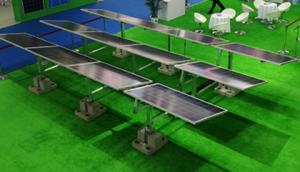 High Durability Solar Panel Mounting Structure , Rooftop Solar Mounting Structure